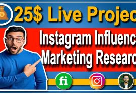 Instagram Influencer Marketing Research 2022 | Fiverr Instagram Influencer Marketing | Live Project