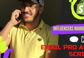 INFLUENCER MARKETING ” Email Pro and Script ” | التسويق الالكتروني عن طريق المؤثرين