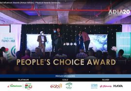 2020 Africa Digital Influencer Awards (Kenya Edition) – Physical Awards Ceremony
